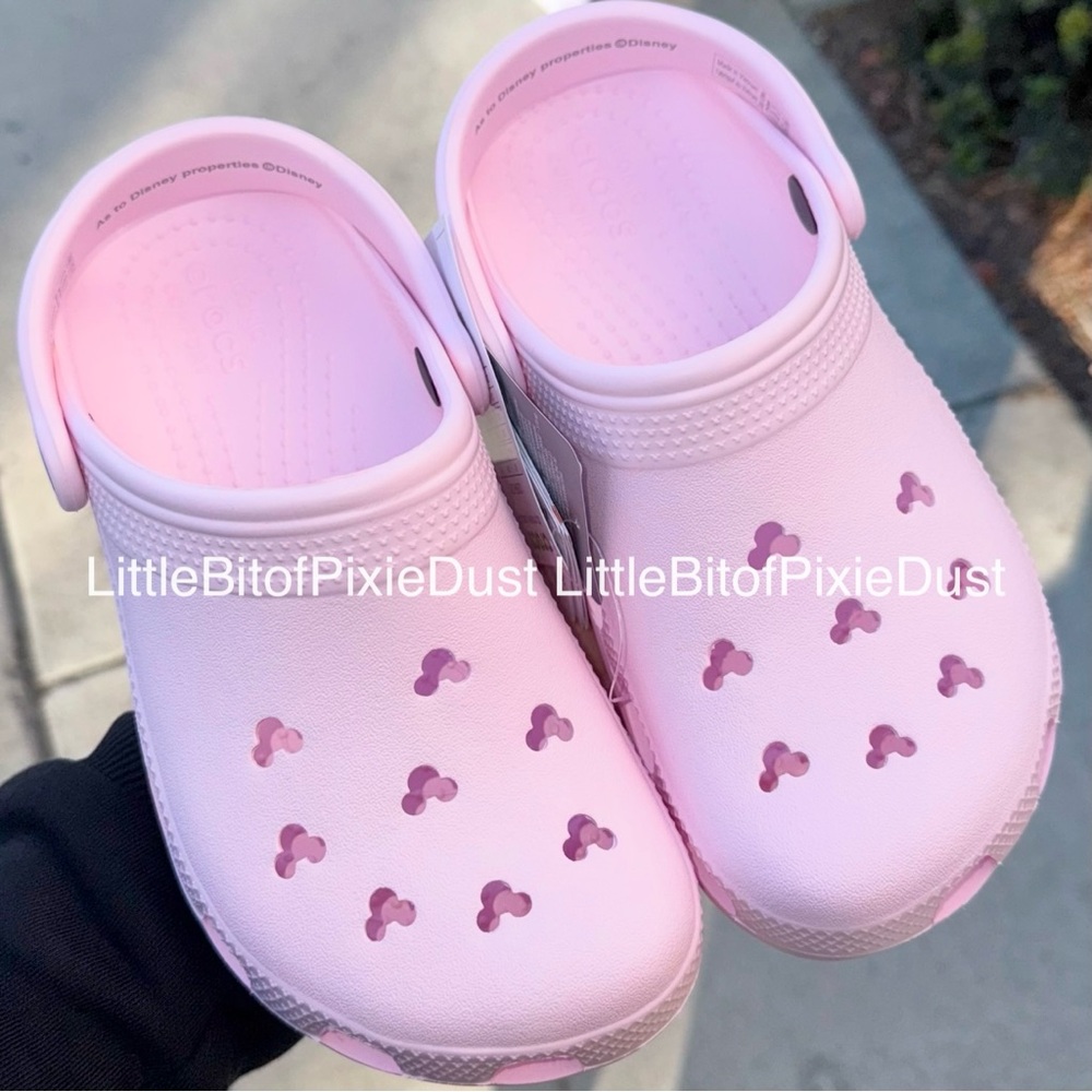 Disney Parks Disneyland Mickey Mouse Pink Crocs